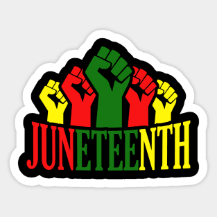 Juneteenth, Black History, Freedom, black power Sticker